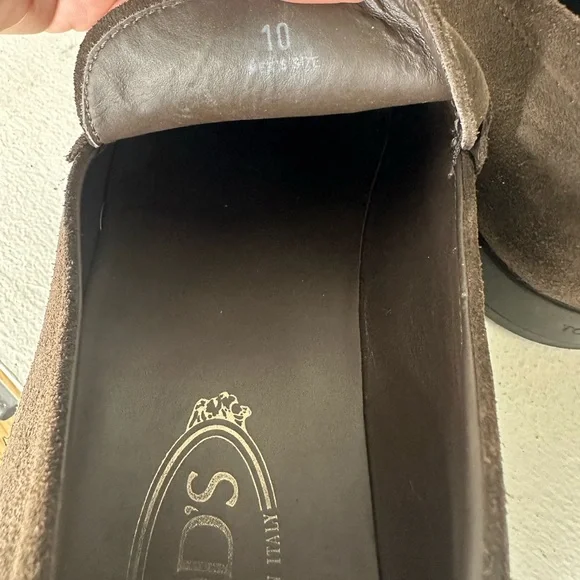 Tod’s Men’s Brown Classic Suede Loafers Size 10 – Made in Italy - Quiet Luxury - Picture 9 of 9